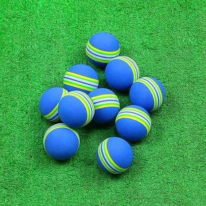 20PCS Golf Practice Balls, EVA Lightweight Sponge Balls for Indoor/Outdoor Golf Training,Adult Golfer Assistive Tools - color: Blue