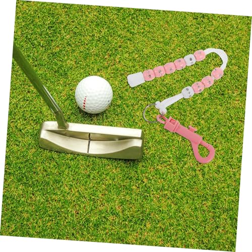 Toddmomy Portable Golf Beaded Chain Score Counter for Women Lightweight Golf Score Keeper for Training and Tournaments for Easy Tracking