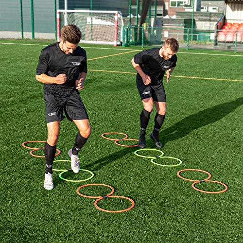FORZA Agility Rings [12 Pack] | Speed & Agility Training Equipment for Athletes - Available in 10 Colors