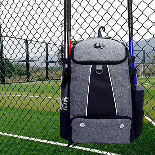 PHINIX Baseball & softball Backpack for Adults,Large Capacity Holds Bat, Helmet, Glove, Shoes