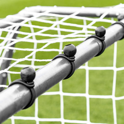 FORZA Steel42 Soccer Goal – Heavy-Duty Steel Garden Goal with 42mm galvanised Frame, Weatherproof net, Tool-Free Setup, Multiple Sizes & Optional rebounder kit - size: 6ft x 4ft, style: Goal Only