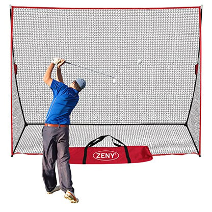 ZENY Golf Practice Hitting Net, 10x7 ft Backyard Golf Driving Net for Indoor Outdoor Training Chipping