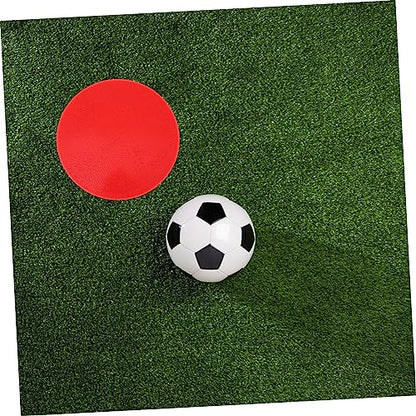 INOOMP 8pcs Markers for Sports Training Landmark Pads Red Yellow Green for Soccer Basketball Football and Classroom Activities