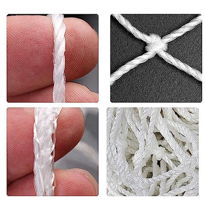 Football Soccer Net, 6 x 4 Foot, Soccer Goal Post Net Sports Replacement for Sports Match Training