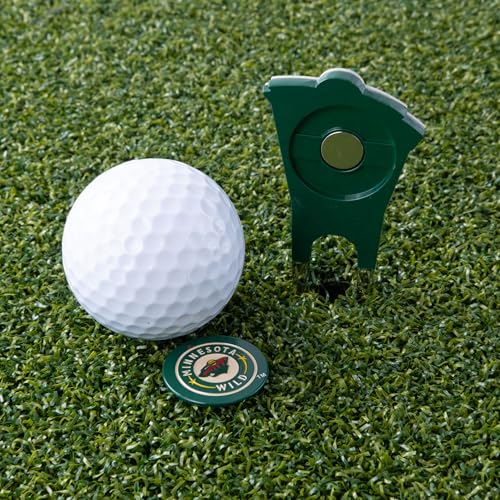 Team Golf NHL Minnesota Wild Shaped Divot Tool