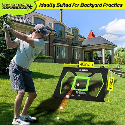 Golf Chipping Practice Net Backyard Driving Golf Accessories for Men Gift, 1 Pack - style: Classic Golf Net