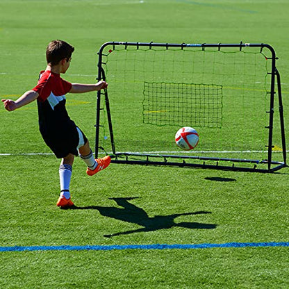 Franklin Sports Soccer Rebounder - Tournament Steel Rebounding Net - Perfect for Backyard Practice and Training - 12' x 6' & 6' x 4' - style: 6' x 4' - Black