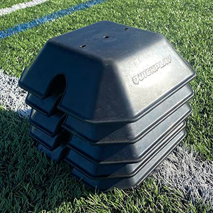 QUICKPLAY Base Weights to Train on Turf & Court | Fits Agility Poles and Kickster Soccer Goals