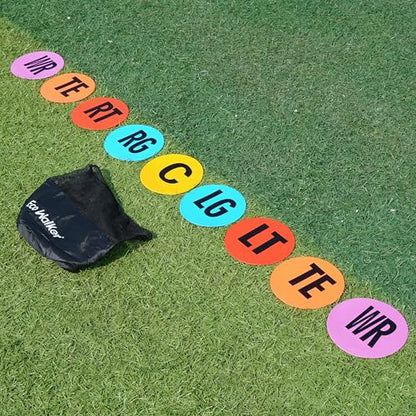 Football Spot Markers for Position, Agility, and Tactical Drills