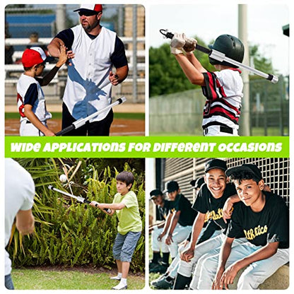 Hicarer Baseball Softball Swing Training Baseball Swing Trainer Bat Base Ball Softball Bat Training Aid for Youth Improve Hitting Flexibility Swing Mechanics and Balance