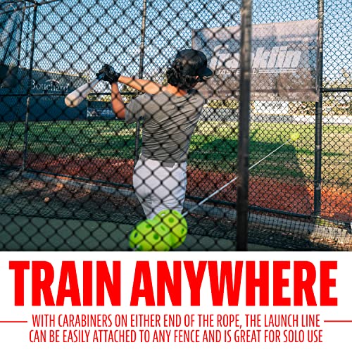 Franklin Sports Launch Line Baseball Hitting Trainer - IDB Swing Trainer + Batting Practice Aid - Baseball + Softball Batting Practice Equipment + Training Aid for Hitters