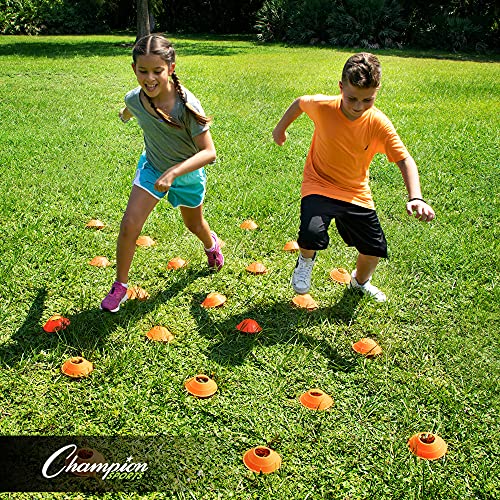 Champion Sports - color: Neon Red, size: 5 Inch Diameter