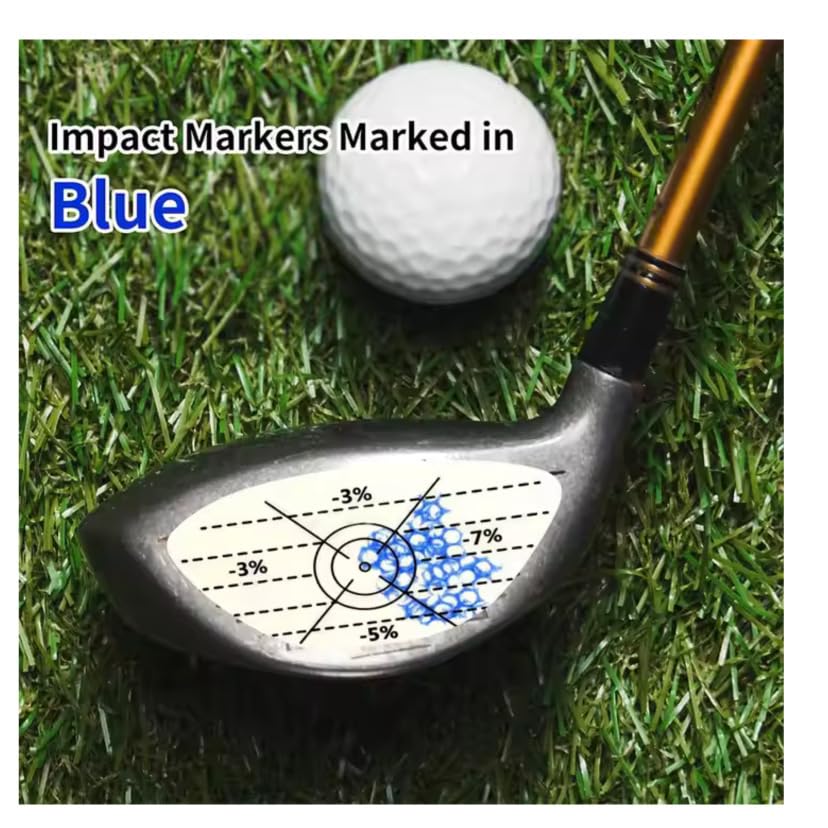 Complete Golf Training Kit with Alignment Sticks, Grip Trainer, Impact Stickers, Ball Markers, Tees, Training Aid, Repair Tool, Training Book, Yellow, ABS Plastic