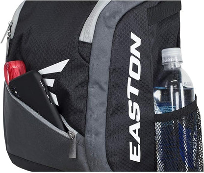 Easton | GAME READY Youth Backpack Equipment Bag | T-Ball / Rec / Travel | Baseball & Softball | Multiple Colors - color: Red White & Blue