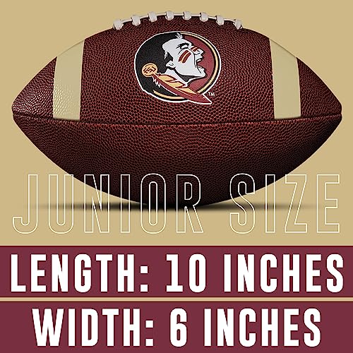 Franklin Sports Kids NCAA Youth Football - Official College Team Football with Team Logos - Junior Size