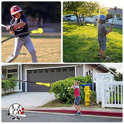 Hitting Stick Batting Swing Trainer, Batting Practice Equipment for Baseball and Softball, Ideal One-on-One Coaching Tool for Baseball 54'' - style: Baseball Swing Trainer