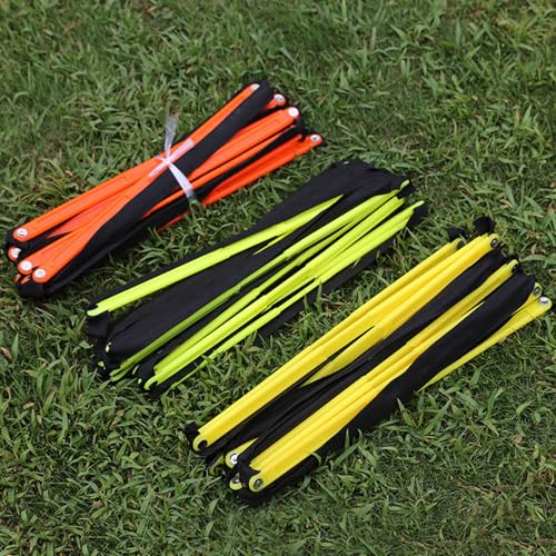 Multifunctional 9 Grids Agility Ladder for Sports Training Fitness and Footworks Drill Agility Train Enduring Adjusted Speed Training - color: Green