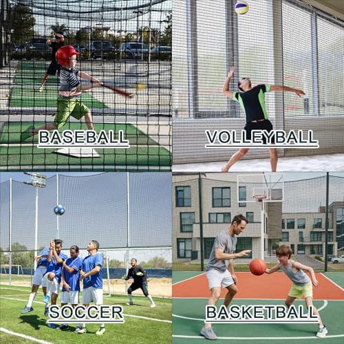 Heavy Duty Golf Practice Net, High-Impact Golf Hitting Net for Indoor/Outdoor Use - size: 10x25ft without target