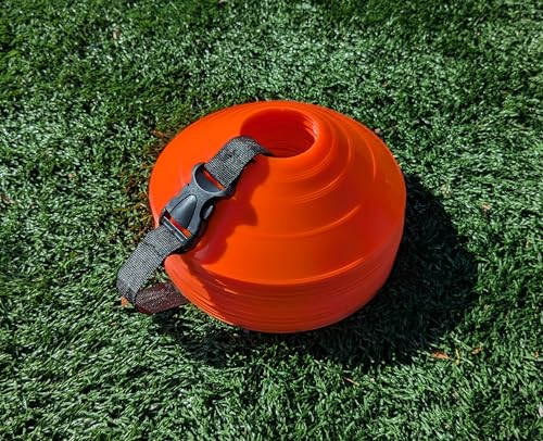 Sports Training Cones (Set of 40) - APEX PRO Sports - Training Cones Agility Soccer Cones with Carry Strap for Training, Soccer, Football, Basketball,Kids and Other Sports and Games