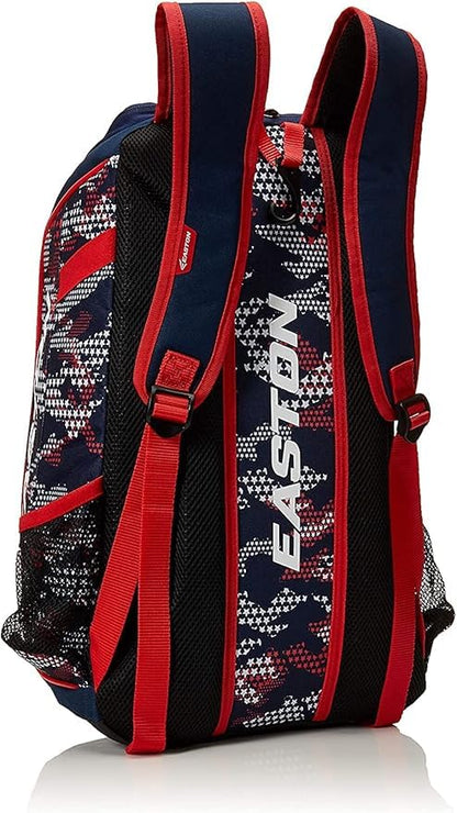 Easton | GAME READY Backpack Equipment Bag | Adult | Baseball & Softball | Multiple Colors - color: Stars & Strips
