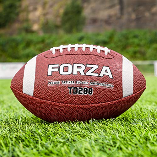 FORZA Kick Stick Football Holder Kicking Tee | Portable & Foldable Football Kicking Holder with Carry Bag for Field Goal & Kickoff Practice – Optional Ball and Kicking Net - size: Pee Wee Ball, style: With Net