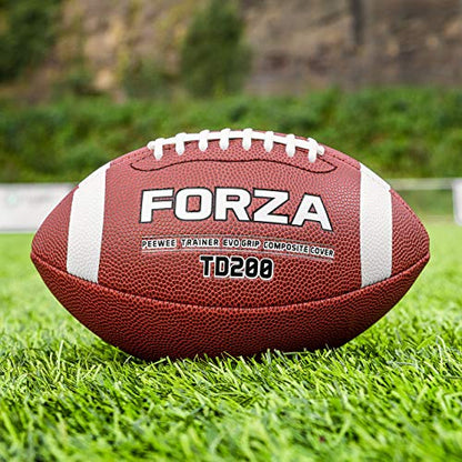 FORZA Kick Stick Football Holder Kicking Tee | Portable & Foldable Football Kicking Holder with Carry Bag for Field Goal & Kickoff Practice – Optional Ball and Kicking Net - size: Pee Wee Ball, style: Without Net