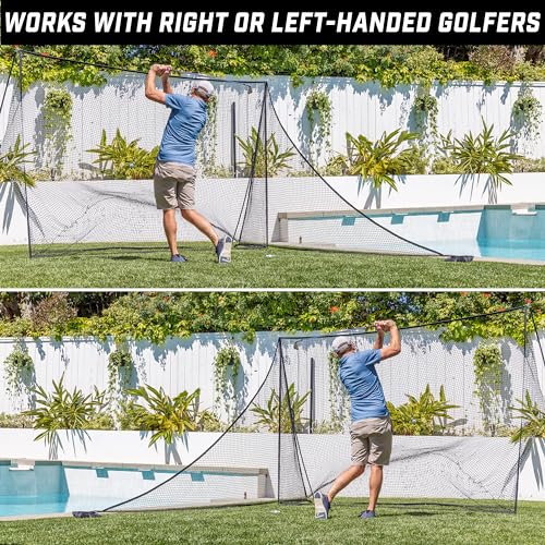GoSports Shank Net Attachment for Golf Hitting Nets - Black or Red - color: Black