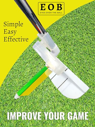 Golf Putting Alignment Tool – Putting Stroke & Putter Alignment Tool, Foot Position Trainer – Perfect Golf Training Aid for Accuracy, Consistency & Lower Scores – Trusted by PGA Pros