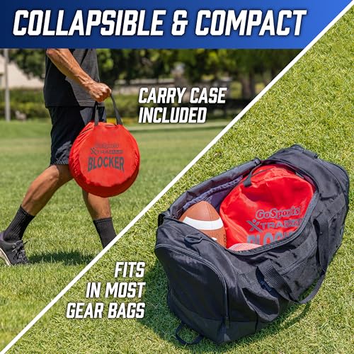 GoSports XTRAMAN Blocker Pop-Up Defenders 3 Pack - Regular Size Multi-Sport Blocking Dummy - Training Equipment for Basketball, Football, & Soccer