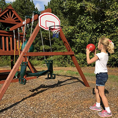 Gorilla Playsets 07-0025 Basketball Hoop and Ball Kit for Playsets Swing Set Attachment