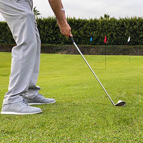 GoSports Golf Flags 3 Pack – Portable Foldable Backyard Golf Flagsticks for Chipping, Short Game Practice & Family Golf Games