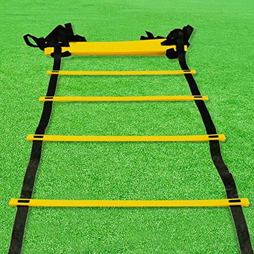 Agility Ladder Flexibility Speed Ladder, Sports Training Set,Fitness Jumping Ladder Footwork Sport Equipment,for Kids/Adults Outdoor Training(Size:8m)