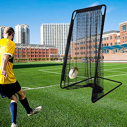 Kapler Football Practice Kicking Net for Kicker 81’’x 41’’Football Field Goal Kicking Cage for Youth Punting Backyard Outdoor Use Indoor Football Net Equipment Easy Setup