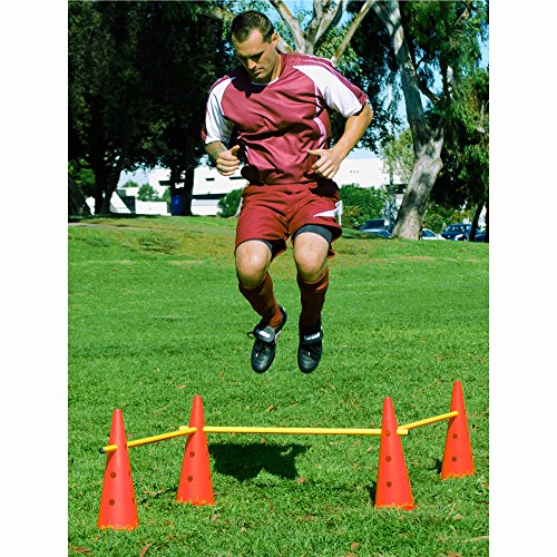 AGORA Hurdle Cone Set - 8 Cones and 4 Poles
