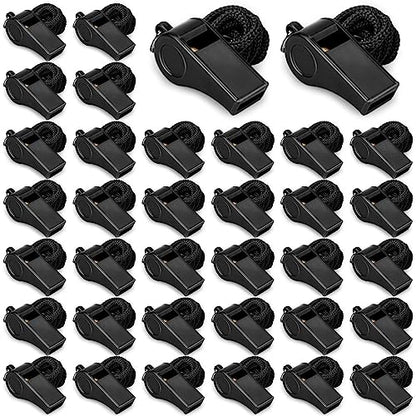 Whistle, Outdoor Sports Whistles with Lanyard, Very Loud Sound Whistles Bulk Perfect for Referees, Coaches, Emergencies