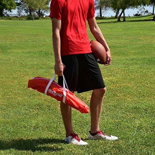 GoSports XTRAMAN Football Net Passing Target - Quarterback Throwing Training - Dummy Defender