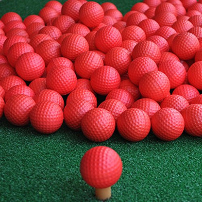 Dsmile 36 Pack Foam Golf Practice Balls Light Soft Elastic Training Multifunction Sport Balls - color: Red*36