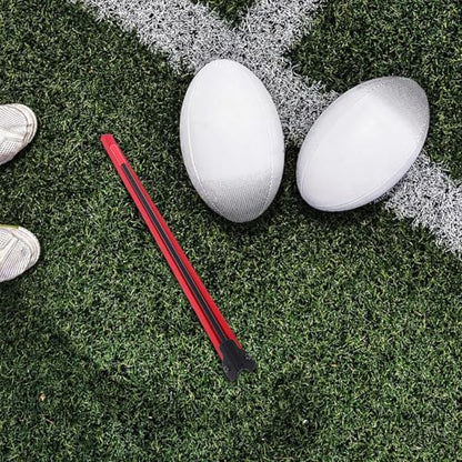SUPVOX Portable Football Kicking Tee Stand with Non-Slip Base Adjustable Height Football Kicking Aid for Field Goal Practice and Training for Youth and Adult Players