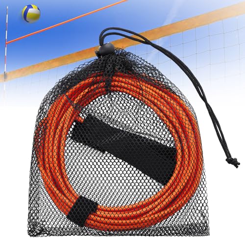 Volleyball Training Aids Elastic Volleyball Net Extender Hitting Trainer Accessory with Storage Bag Training Tool Raises Net Height for Serving, Blocking, Hitting Drills