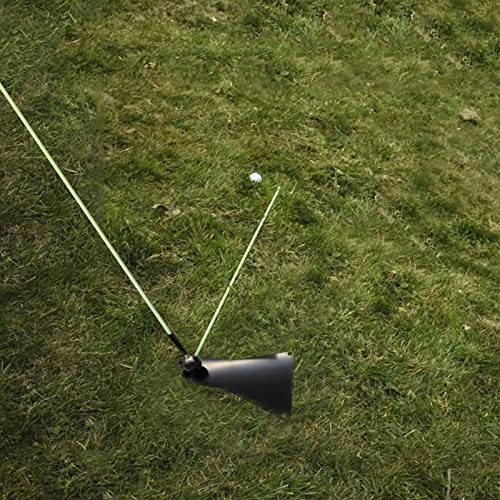 FINGER TEN Golf Alignment Stick Holder Swing Practice Plate Plane Trainer Training Aid Alignment Stick Base - color: 360° Adjustable Practice Plate