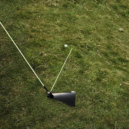 FINGER TEN Golf Alignment Stick Holder Swing Practice Plate Plane Trainer Training Aid Alignment Stick Base - color: 360° Adjustable Practice Plate