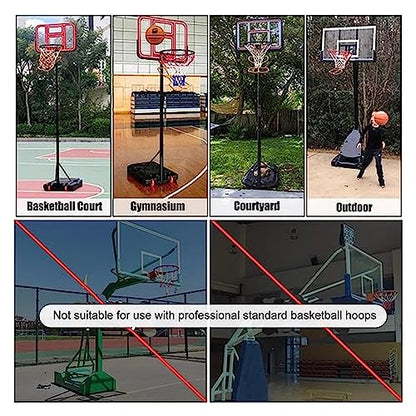 Basketball Hoop Returner Shot Return Apparatus Orange Aid for Adult Kids School Attachment Shooting Trainer