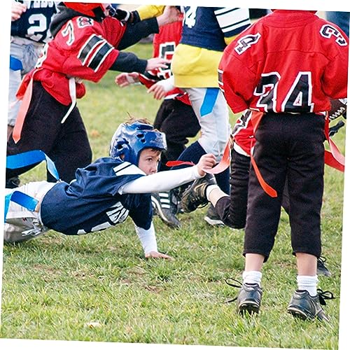 1Set Football Flag Belt Set for Youth Adults Belts Flags Goal Markers for Outdoor Football Games Training Activities