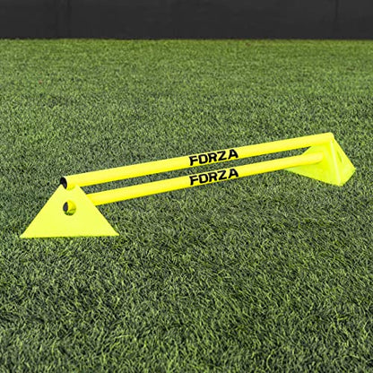FORZA Cone & Hurdle Training Sets | Improve Your Speed & Agility Skills - Available in 3 Styles and 8 Colors - color: Yellow, style: Tri Super Cone