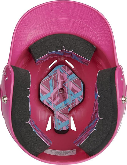 Rawlings | COOLFLO Batting Helmet | T-Ball (6 1/4" - 6 7/8") | Black - color: Pink - REMIX