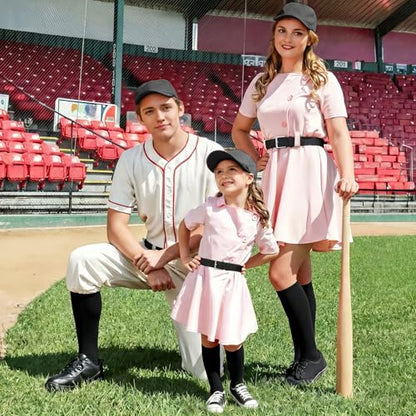 XZQTIVE Baseball Softball Socks and Baseball Softball Belt Combo Set Knee-High Soccer Socks for Kids Youth Adult - color: Black, size: Kid