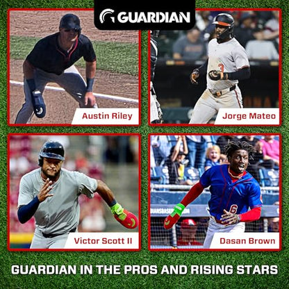 Guardian Baseball Sliding Mitt - Youth and Adult Sizes - Sliding Glove for Baseball - Elastic Compression Strap
