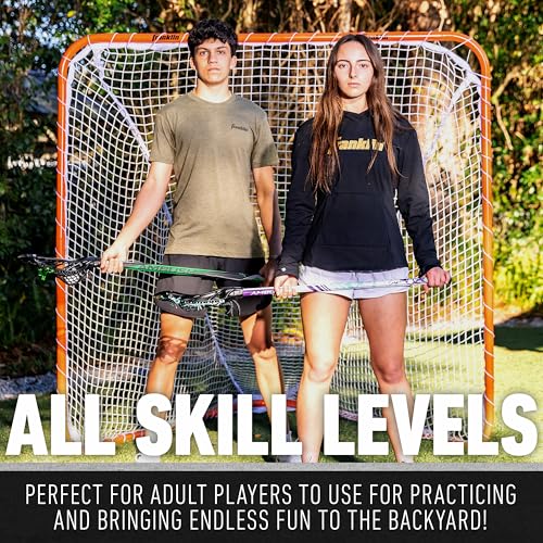 Franklin Sports Franklin Sports Backyard Lacrosse Goal - Kids + Adult Lacrosse Training Net - Lacrosse Training Equipment - Perfect for Youth + Adult Training - size: 72-Inch x72-Inch