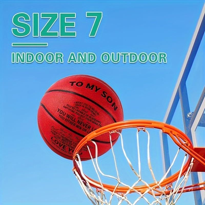 Special Basketball to Show Your Son How Much You Love Them for Kids!International Standard Size(Without a Pump)