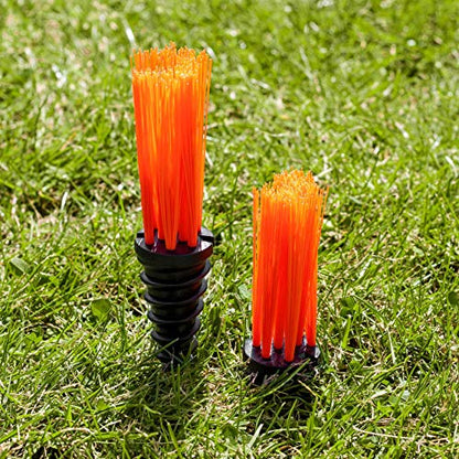 FORZA Screw-in Grass Field Line Marking Whiskers [25x Pack] - 8X Color Options - color: Orange